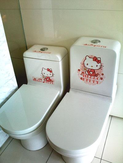 hello kitty toilets