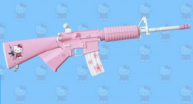 Hello Kitty AR15 Rifle