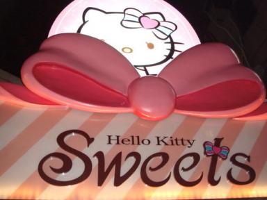 Hello Kitty Sweets sign