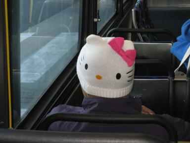 Hello Kitty snow cap
