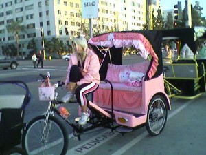 Hello Kitty pedicab