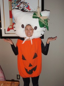 Hello Kitty pumpkin costume