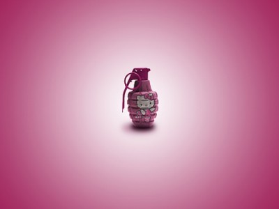 Hello Kitty hand grenade