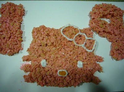 Hello Kitty Rice Krispies Treats
