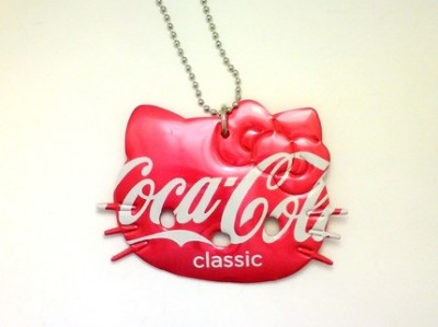 Hello Kitty Coca Cola necklace