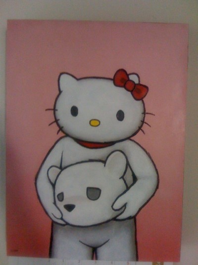 Hello Kitty Luke Chueh art