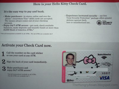 Hello Kitty check card