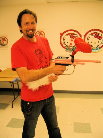 Hello Kitty paintball gun