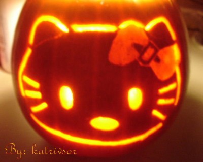 Hello Kitty pumpkin 2006