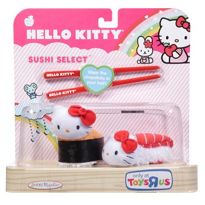 Hello Kitty sushi roll plush