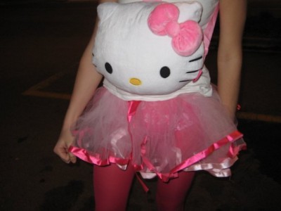 Hello Kitty backpack costume