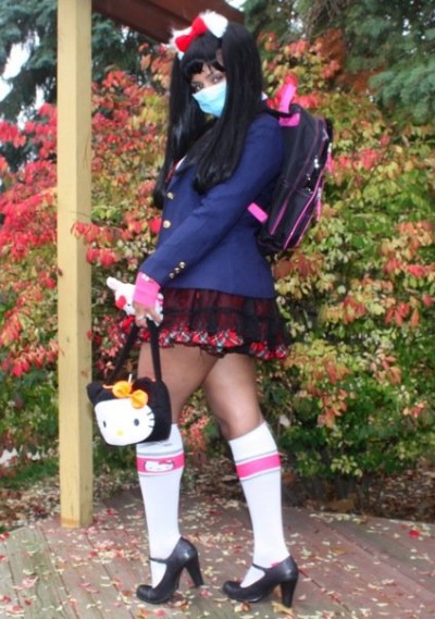 Hello Kitty schoolgirl