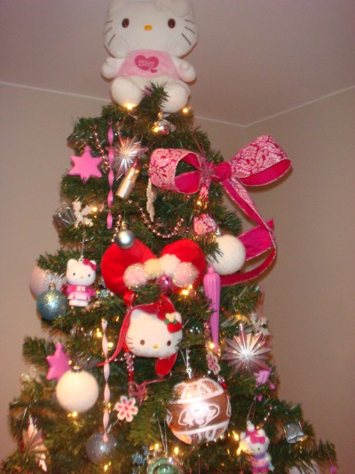 Hello Kitty Xmas tree topper