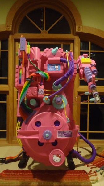 Hello Kitty Ghostbusters pink proton pack