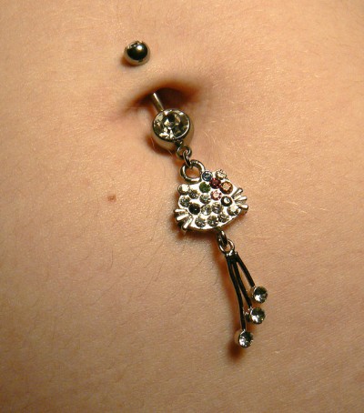 Hello Kitty Basic Belly Ring 14G (1.6MM) #92 (Hello Kitty) (1 Piece) 316L  Surgical Steel Nickel Free - Walmart.com
