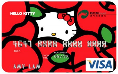 Hello Kitty credit card apple