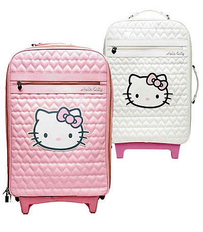 Hello Kitty pink suitcase
