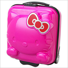 Hello Kitty pink luggage