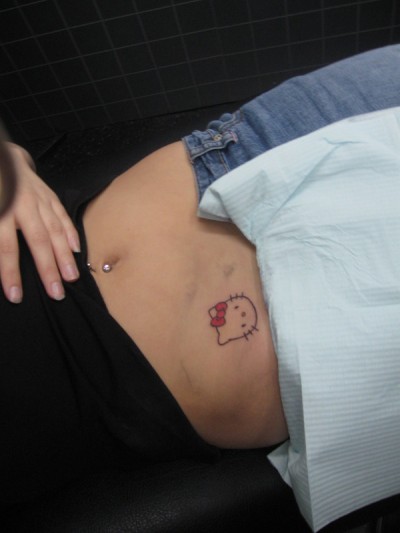 angel hello kitty tattoo