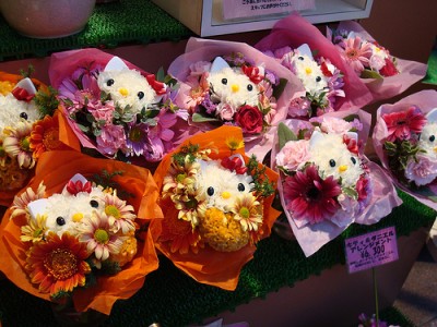 Hello Kitty flower bouquets