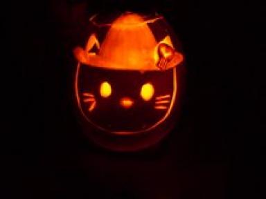 Hello Kitty pumpkin