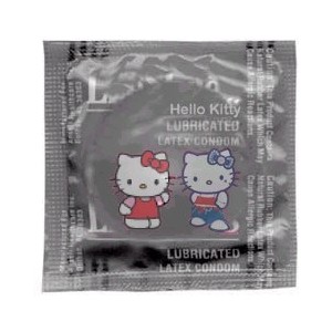 Hello Kitty lubricated condoms