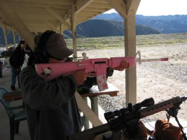 Hello Kitty assault rifle