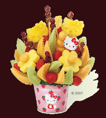 Hello Kitty fruit bouquet