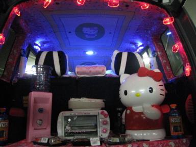 Hello Kitty Scion xB car