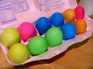 Hello Kitty Easter eggs