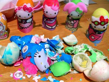 Hello Kitty Easter egg massacre