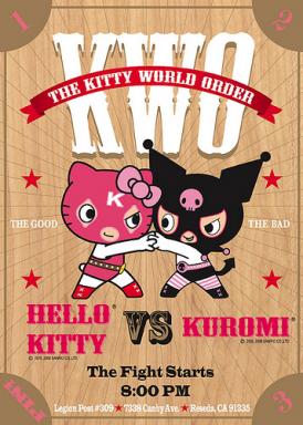 Hello Kitty pro wrestling