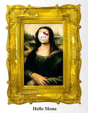 Hello Kitty Mona Lisa