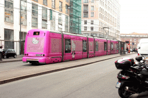 Hello Kitty tram Italy