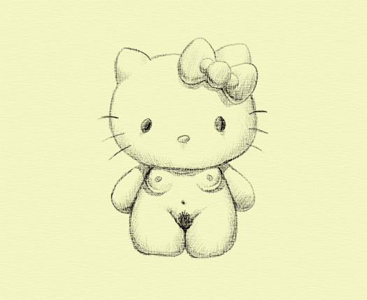 Hello Kitty Nude Drawing (NSFW - or your sanity) .