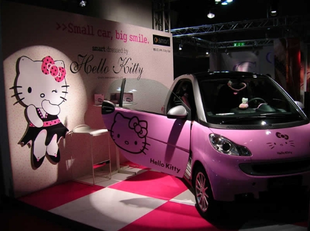 Hello Kitty smart car