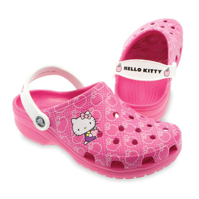 Hello Kitty crocs pink