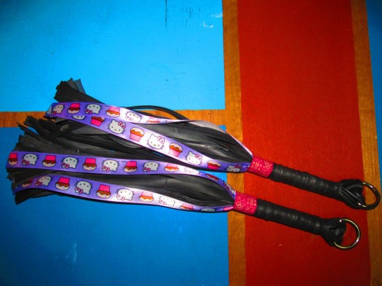 Hello Kitty leather flogger