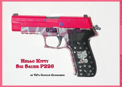 Hello Kitty Sig Sauer gun