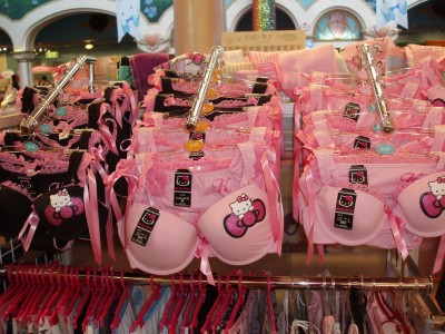 Hello Kitty push-up bras