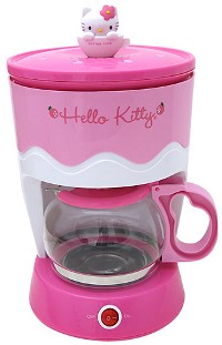 Hello Kitty pink coffee maker