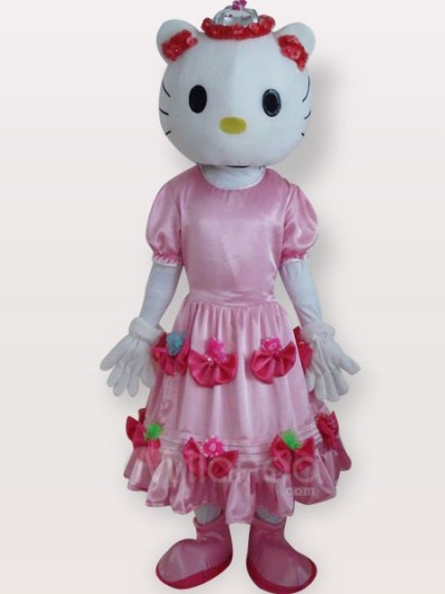 Hello Kitty pink dress mascot