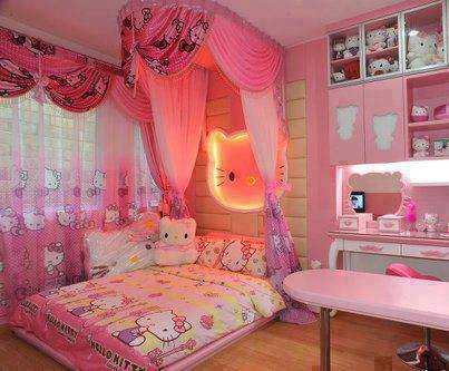 Hello Kitty pink room