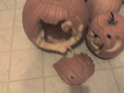 Hello Kitty pumpkin failure