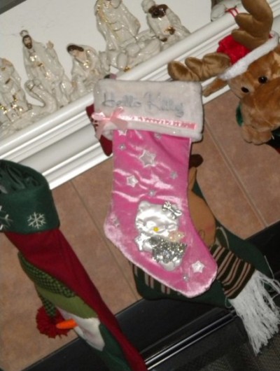 Hello Kitty Christmas stocking