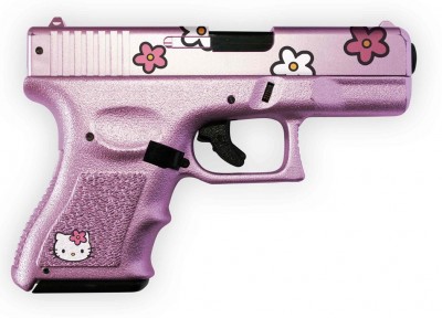 hello kitty pink gun
