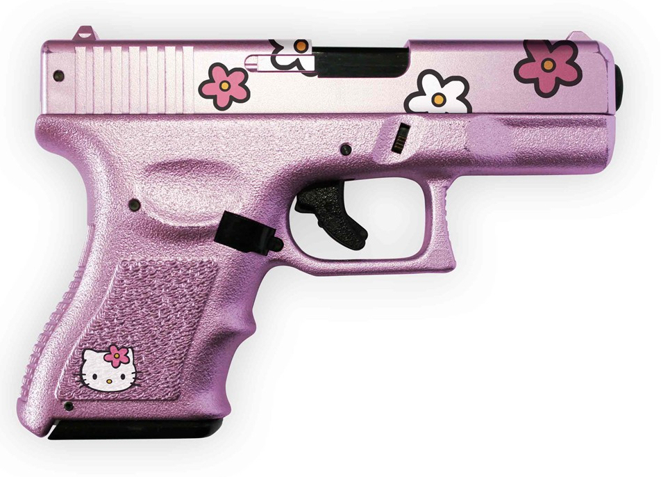 Hello Kitty Scarface, 929, black, gangsta, guns hello kitty, pink