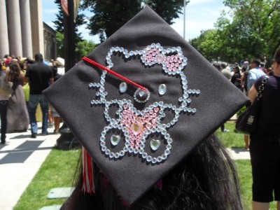 Hello Kitty college graduation cap