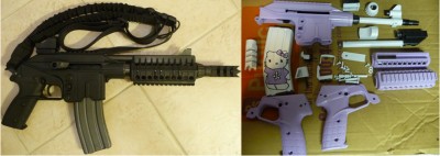 hello kitty keltec pistol before and after