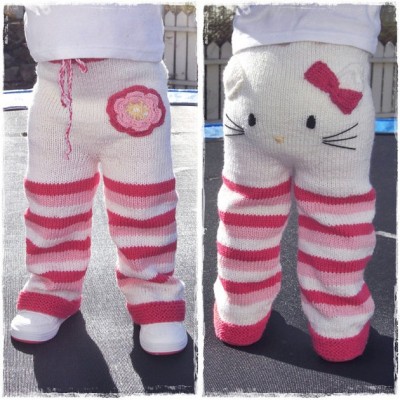 Hello Kitty knitted tights